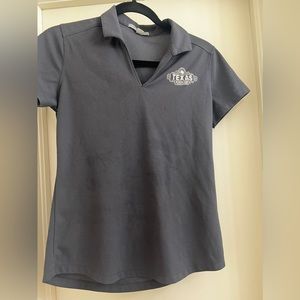 Grey Texas Roadhouse women’s polo